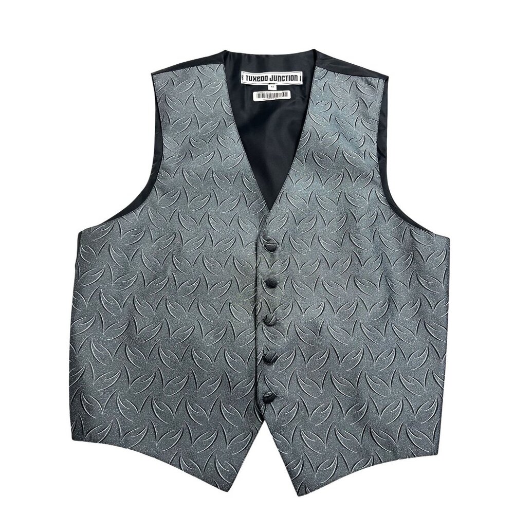Tuxedo Junction 5 Button Suit Vest in Steely Blue